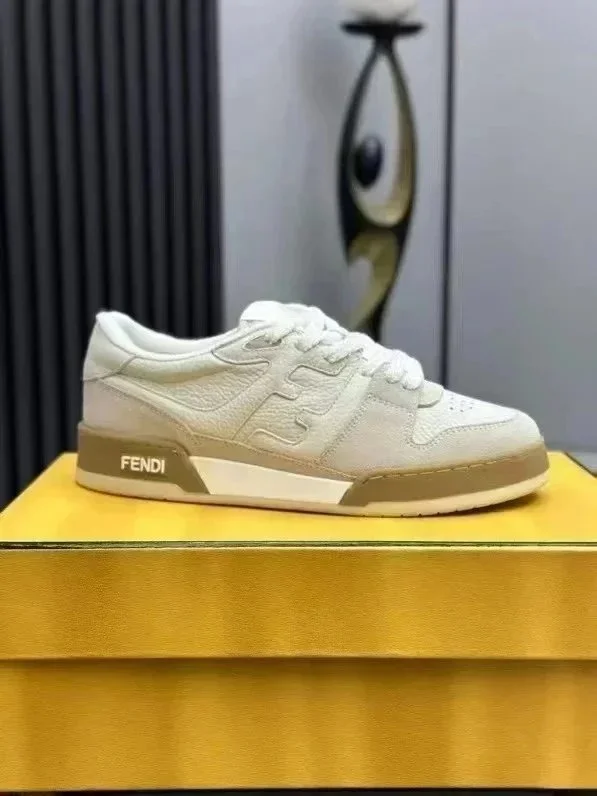 Fendi White Low Top 