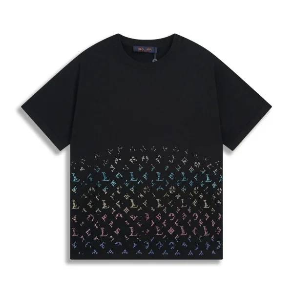 Design Juis Uittc Patterned Knit Polo Navy Tops.polo - 5