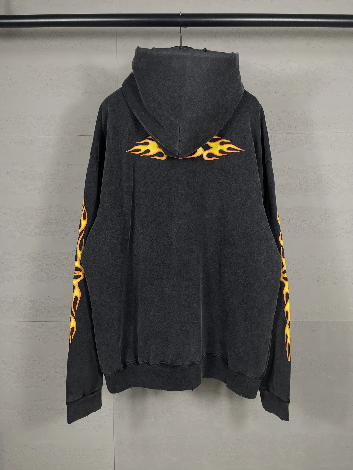 Gaichela Distressed Logo Hoodie Gray - 20