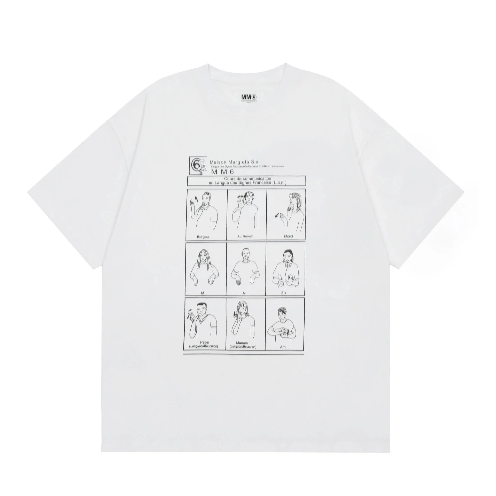 Maison Margiela Digit Print T-Shirt photo 6