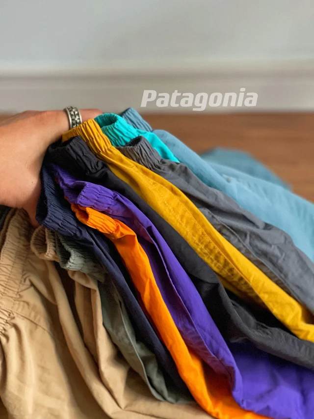 Patagonia Shorts Baggies with Elastic Waist and Rear Pocket product detail image 10