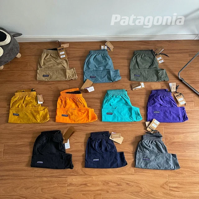 Patagonia Shorts Baggies with Elastic Waist and Rear Pocket product detail image 1