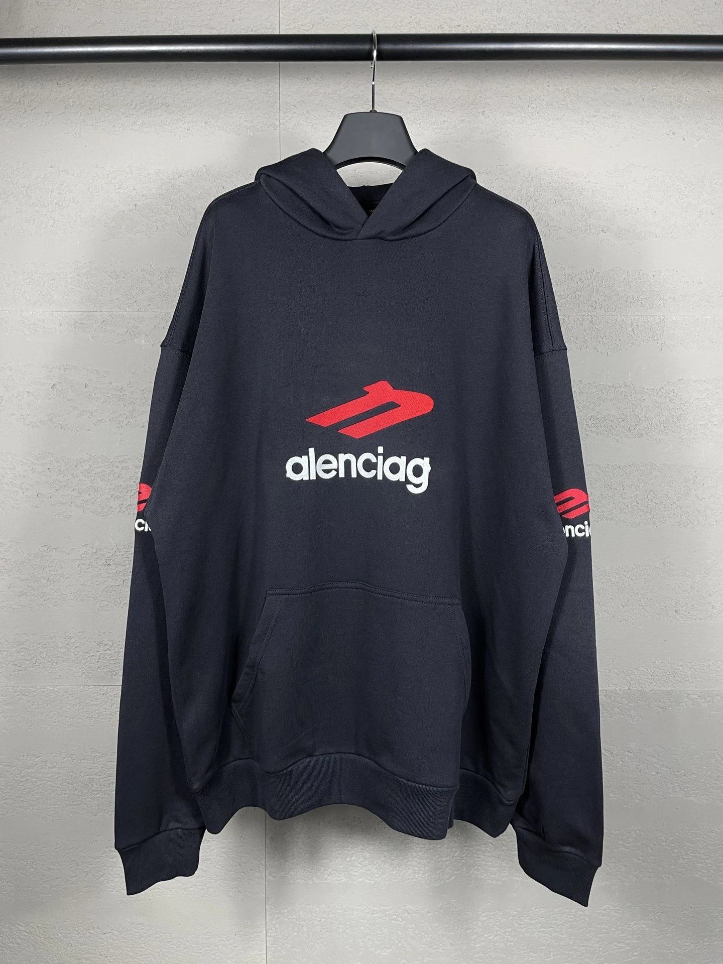 Gaichela Distressed Logo Hoodie Gray - 47