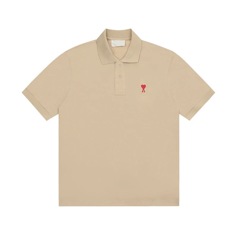 Ami Heart Embroidered Polo Shirt photo 6