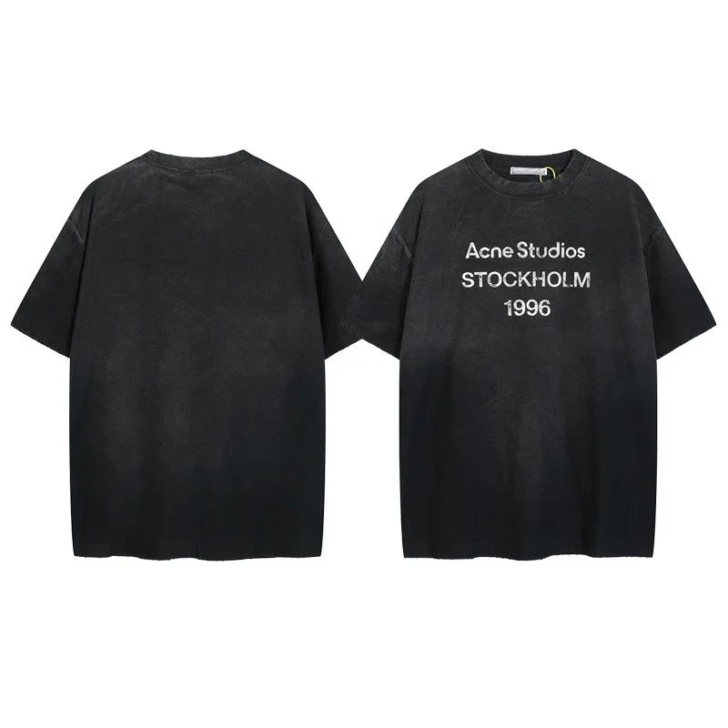 AC1996 Distressed Letter Short Sleeve T-Shirt photo 2