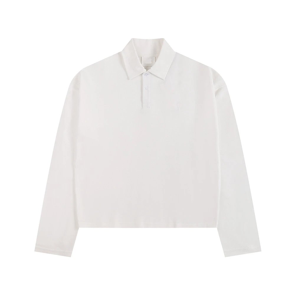 Ami Paris Heart Logo Polo Shirt photo 3