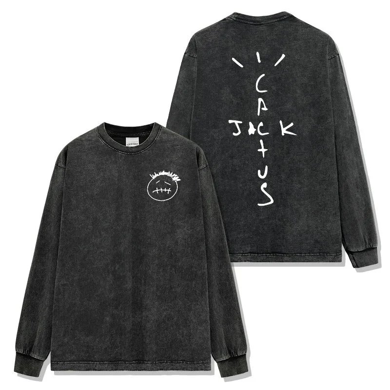 Washed Black Long Sleeve