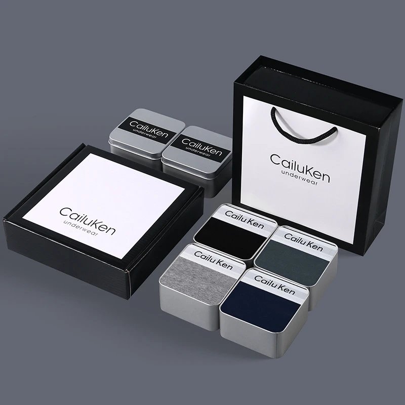 873 iron gift box black dark gray light gray blue