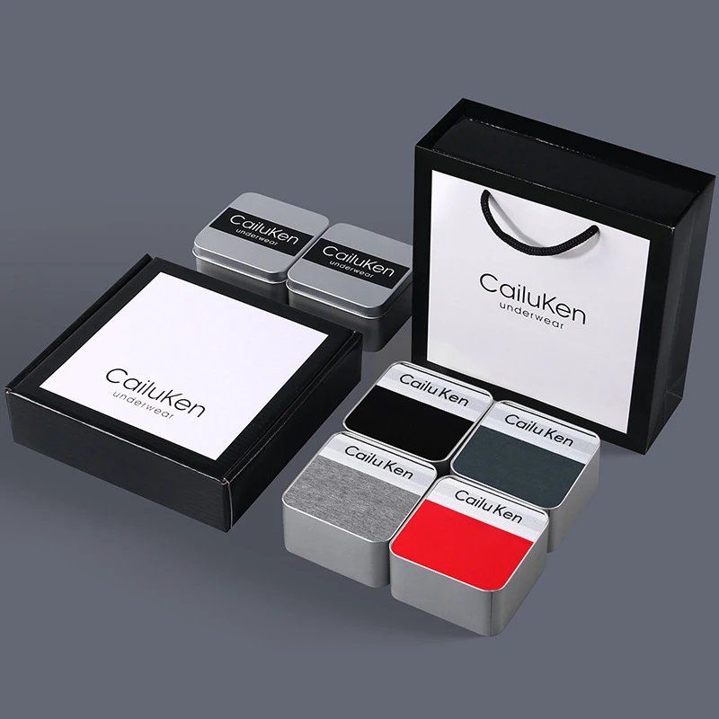 873 iron gift box black dark gray light gray red