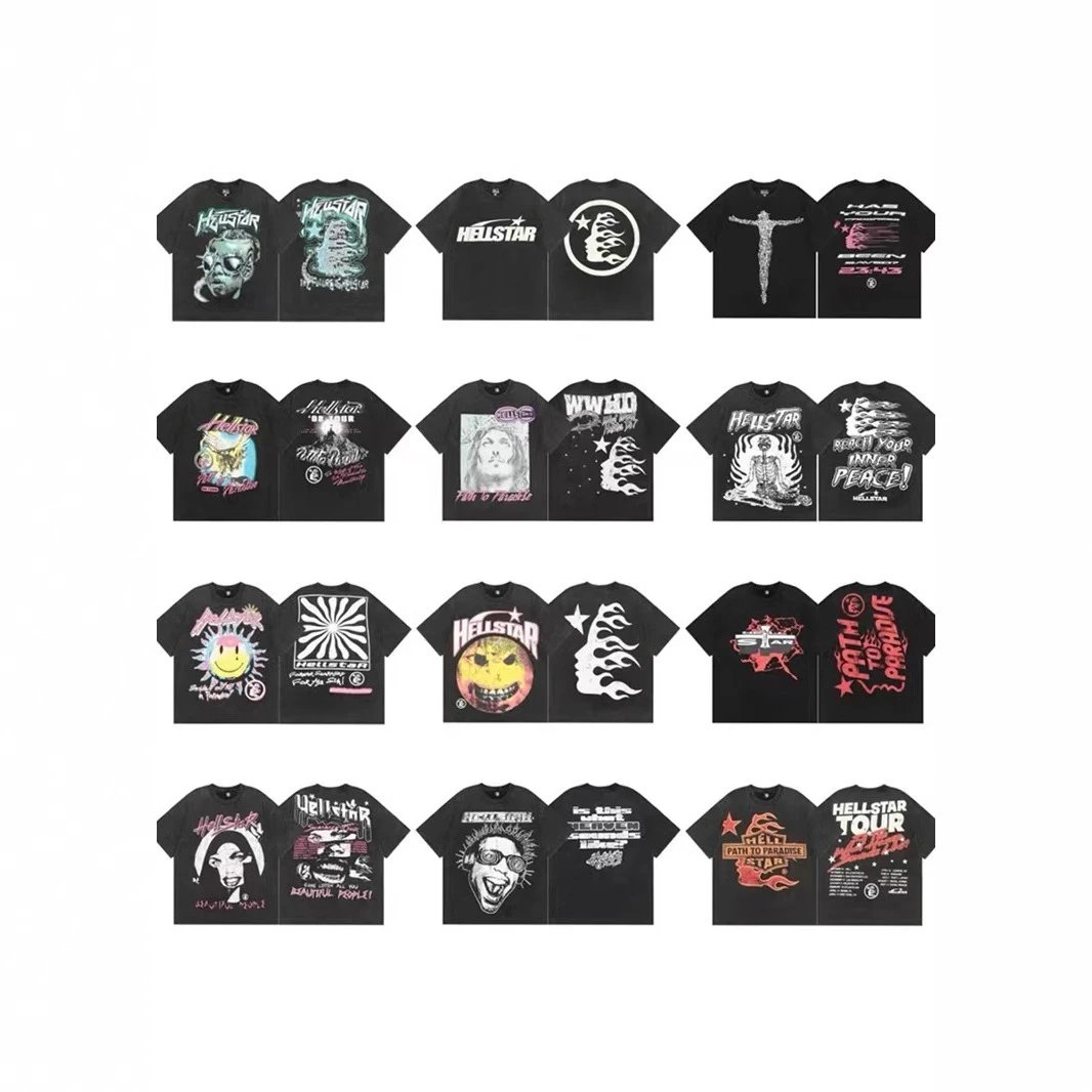 Printed Casual Loose-Fit Short-Sleeve T-Shirt for Men and Women