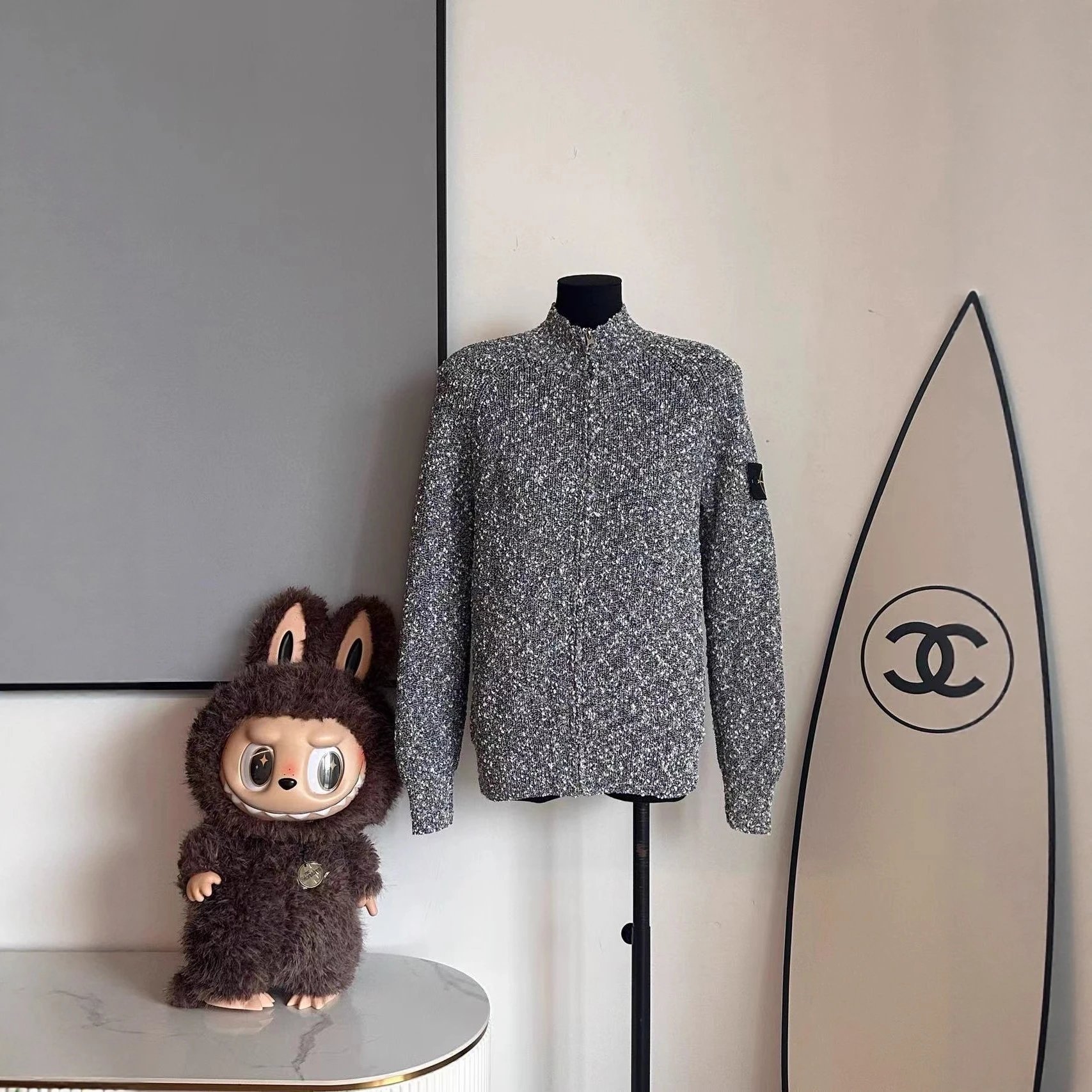 Stone Island Sleeve Badge Cardigan Jacket photo 2