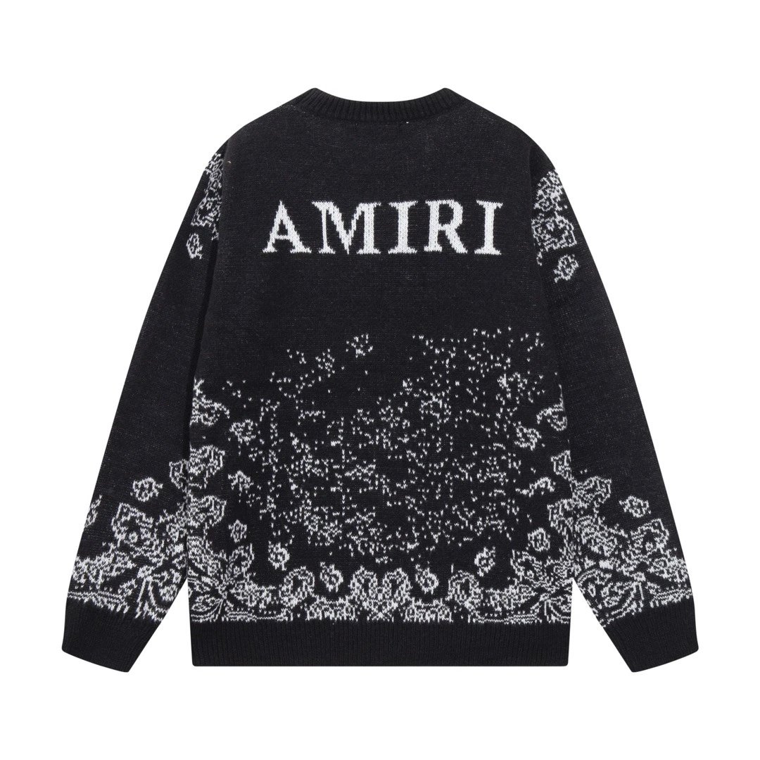 AMI Logo Jacquard Knit Sweater photo 6