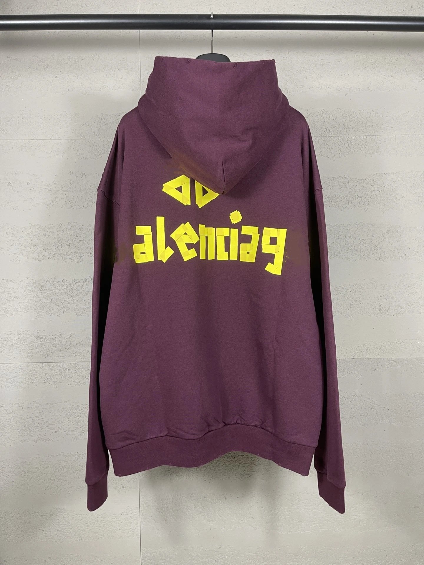 Gaichela Distressed Logo Hoodie Gray - 42