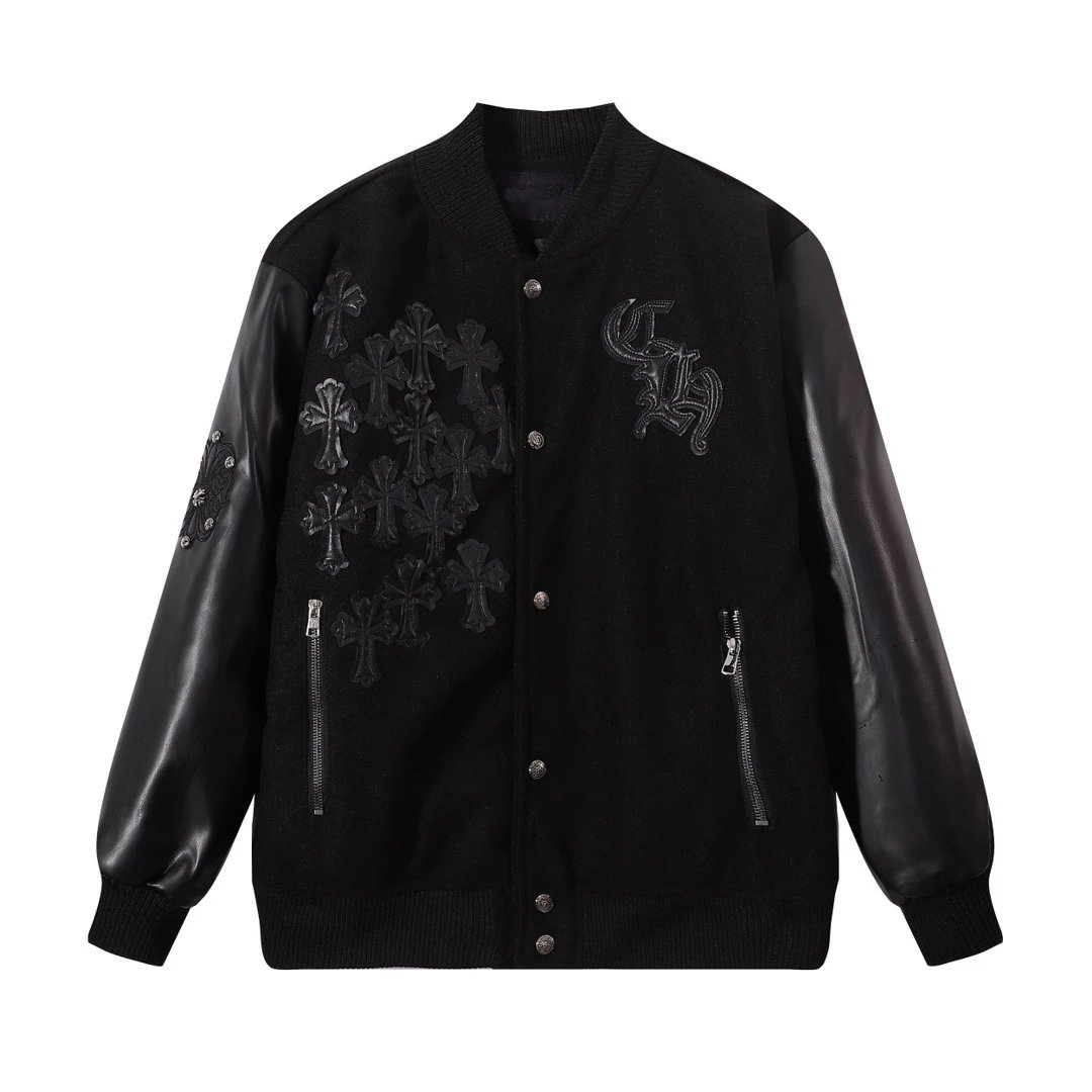 Chrome Hearts Cross Leather Jacket photo 2