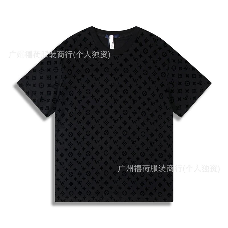Jacquard Cotton Knit T-Shirt and Shorts Set photo 4