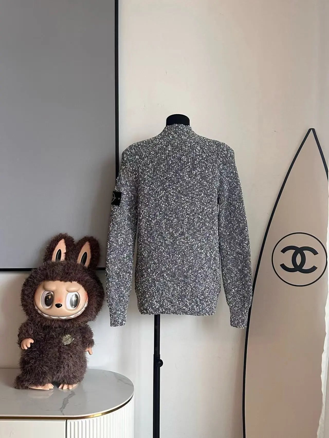 Stone Island Sleeve Badge Cardigan Jacket photo 4