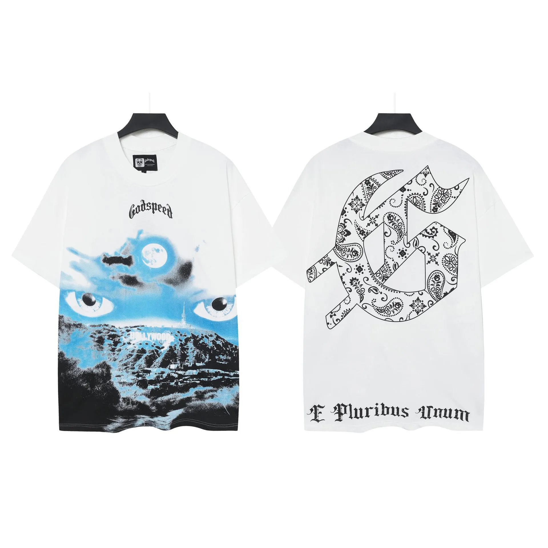 Godspeed Skull Print T-Shirt photo 4