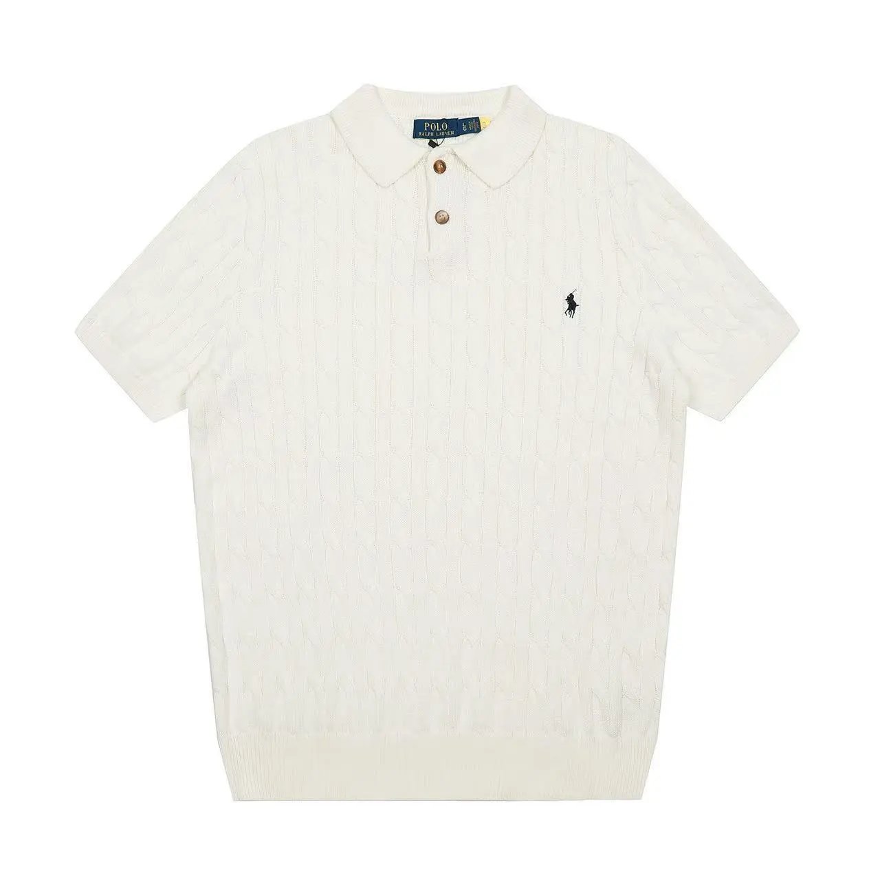 Embroidered Polo Short Sleeve Knit Shirt photo 2