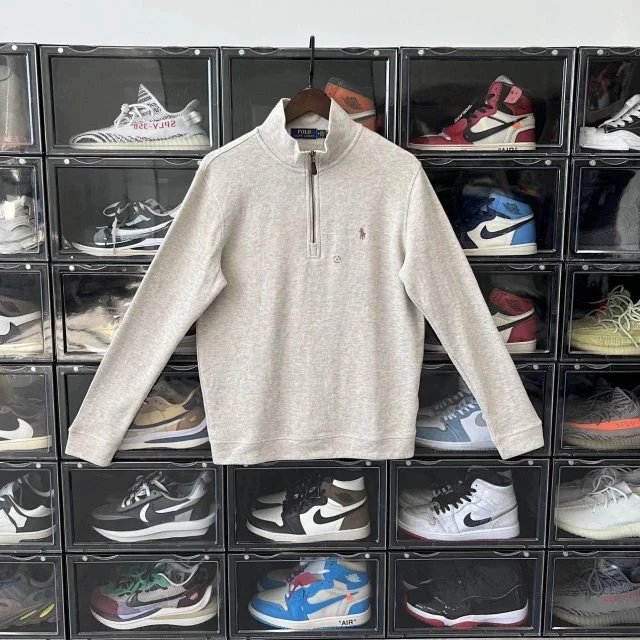 Half-Zip Embroidered Knit Sweater photo 5
