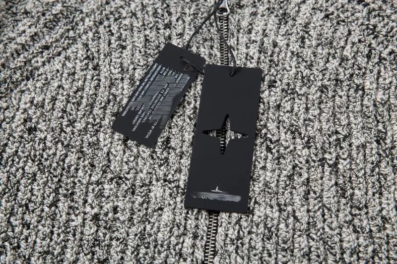 Stone Island Knit Sweater Gray Melange Sweater - 7