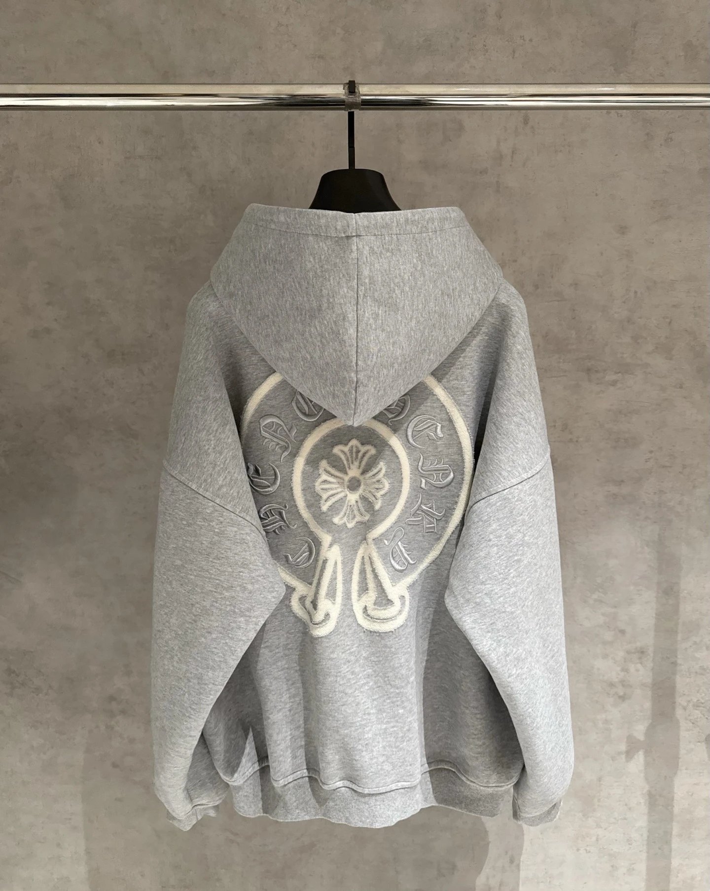 Laser Burned Front Back Hoodie photo 3