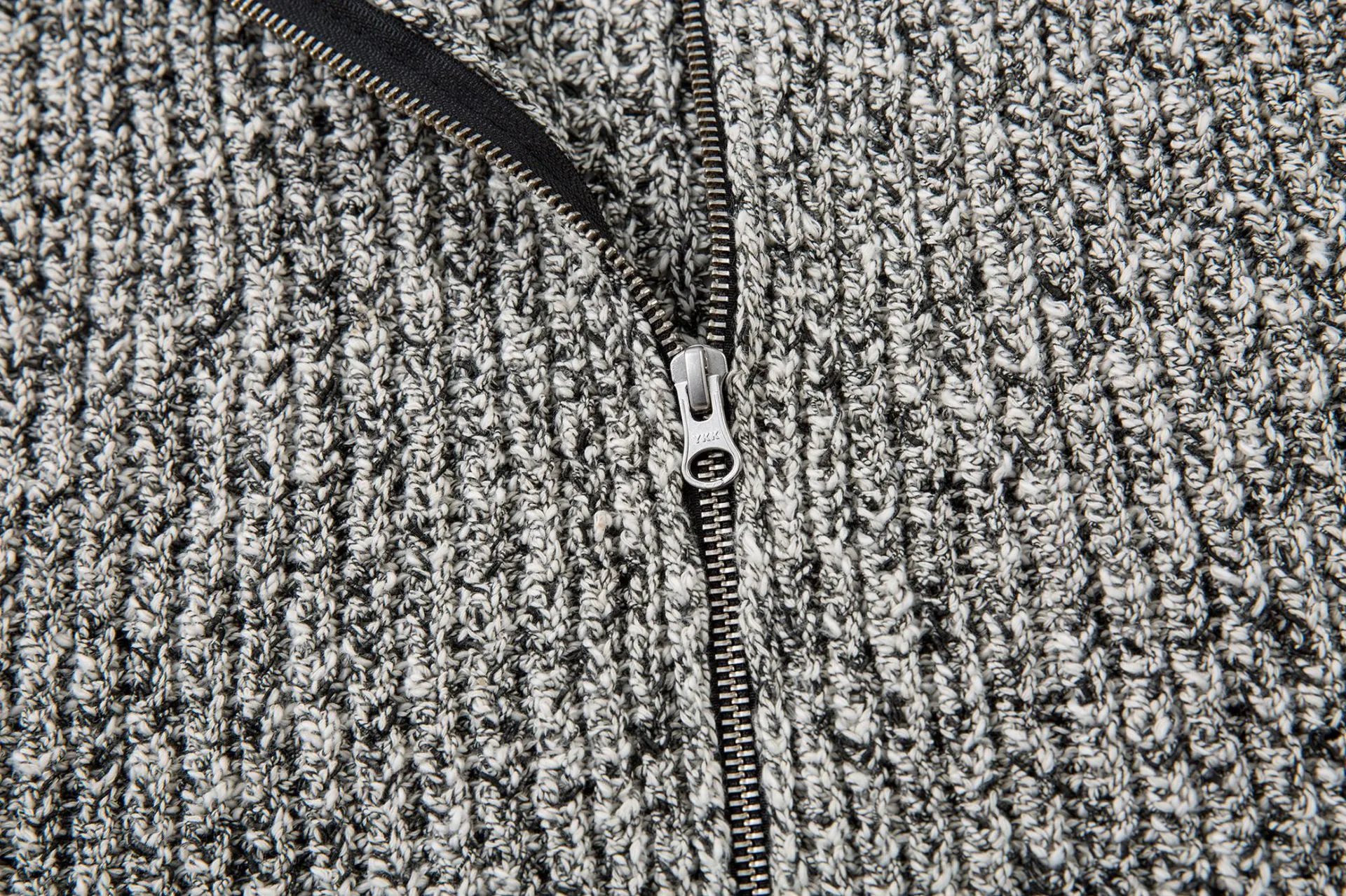 Stone Island Knit Sweater Gray Melange Sweater - 9