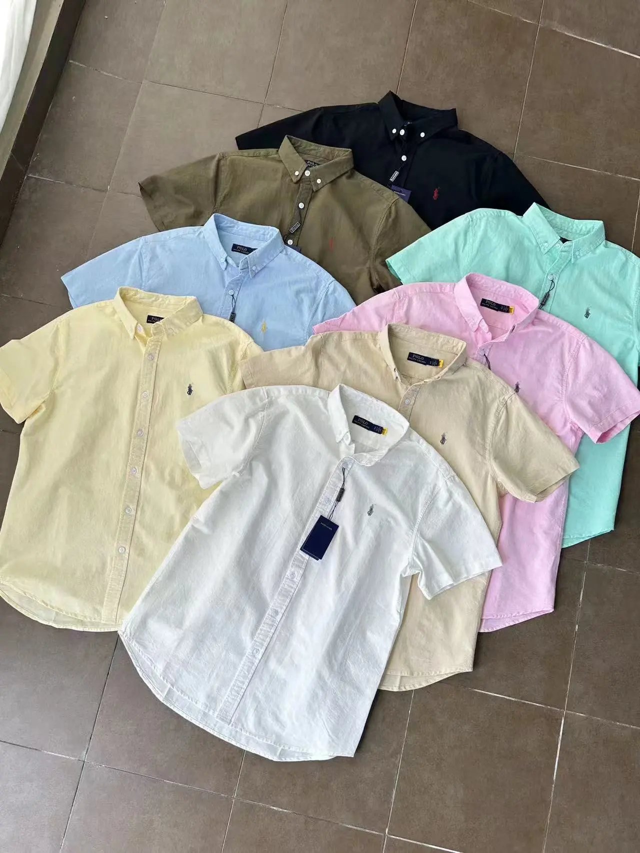 Ralph Lauren Embroidered Cotton Linen Short Sleeve Shirt photo 2