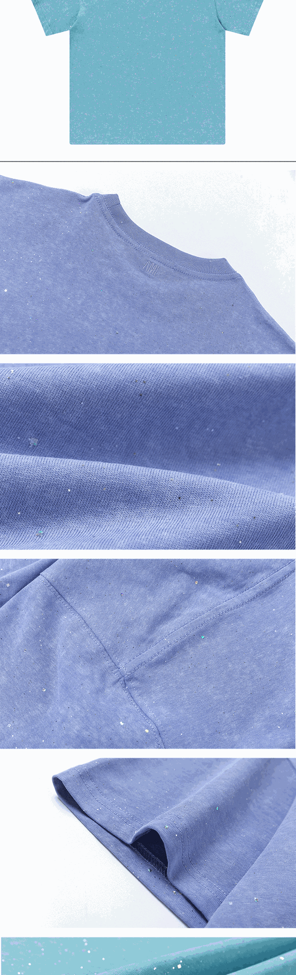 Embroidered Tie-Dye Star T-Shirt photo 8