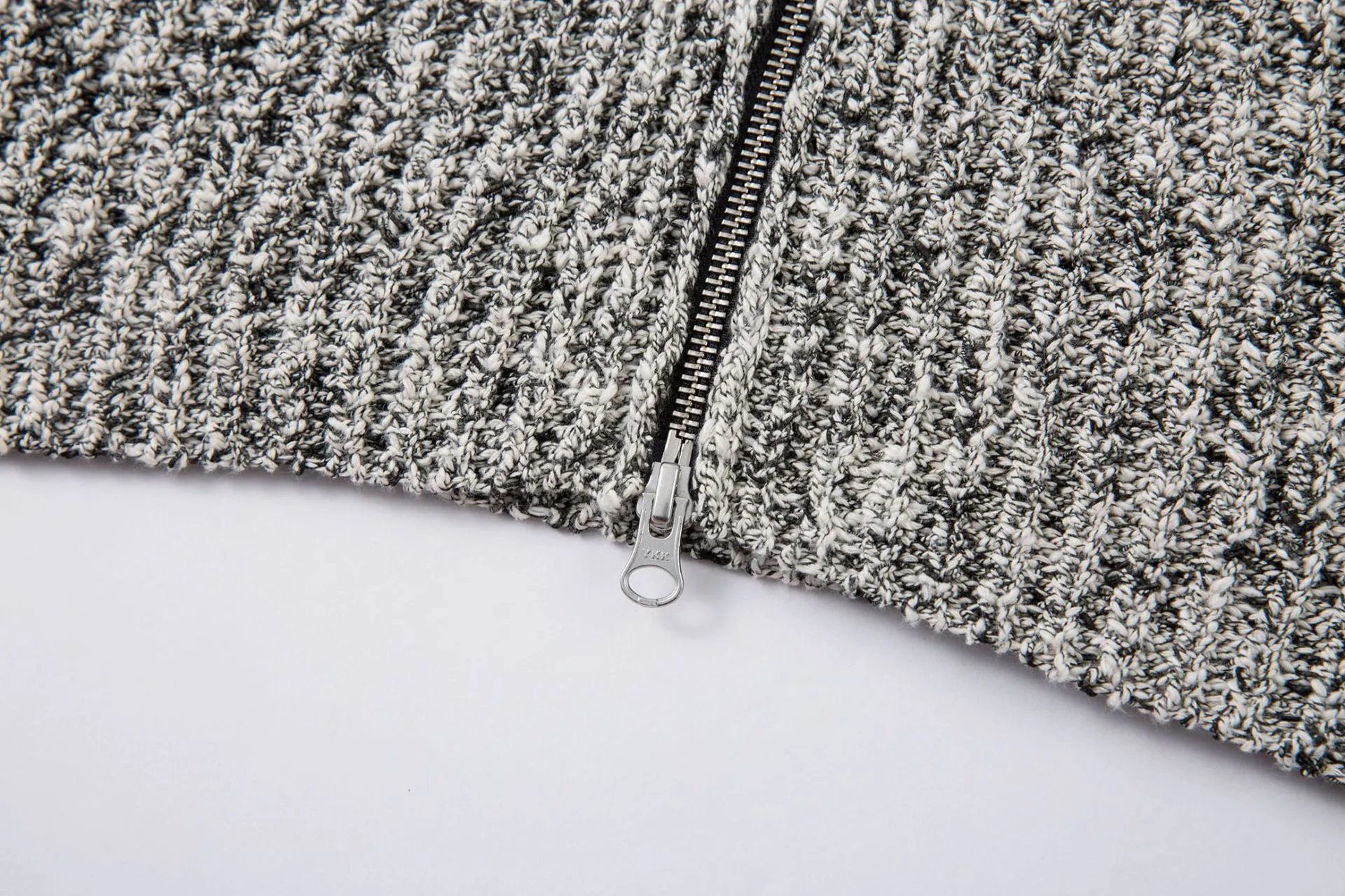 Stone Island Knit Sweater Gray Melange Sweater - 10