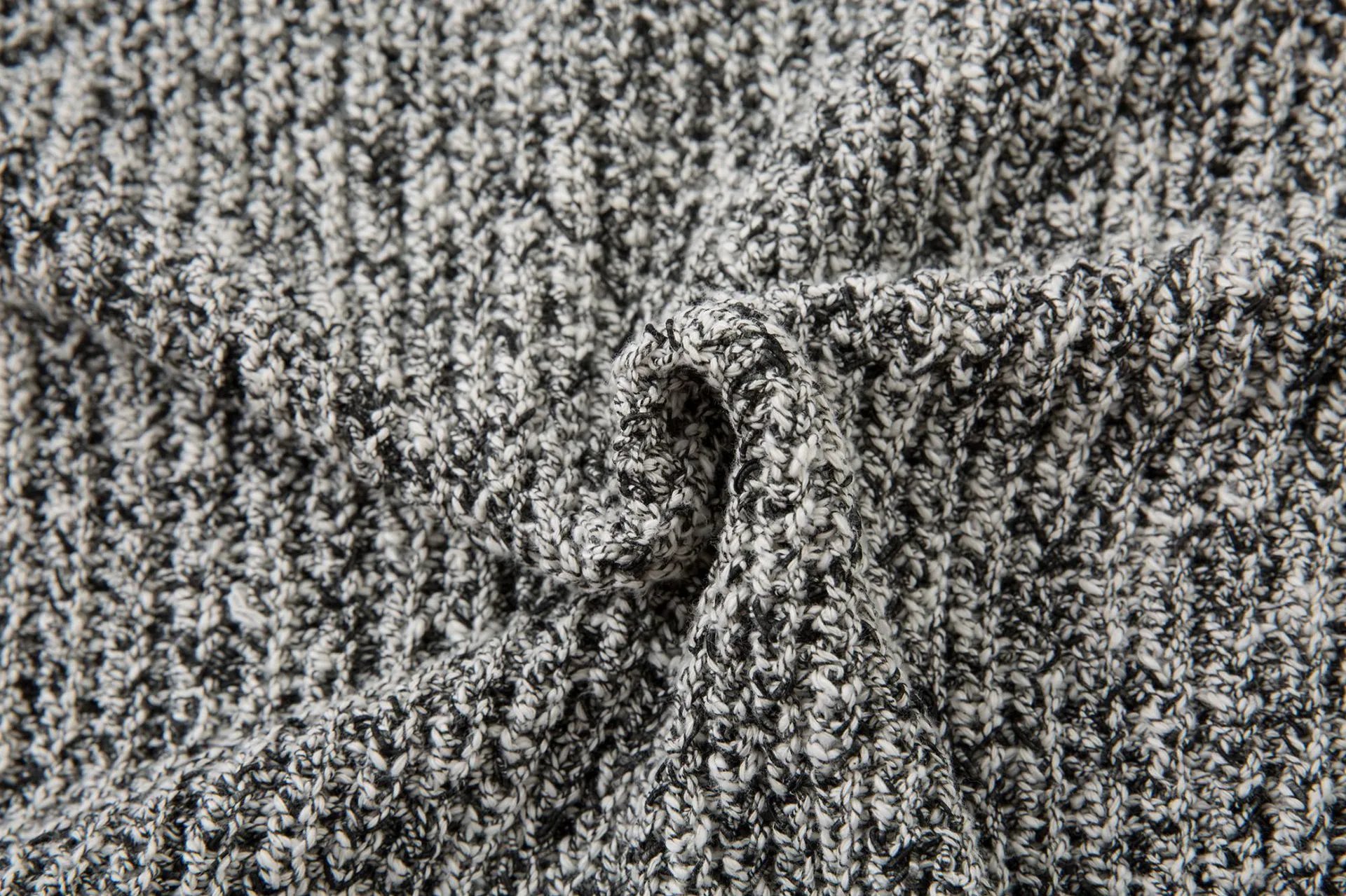 Stone Island Knit Sweater Gray Melange Sweater - 14