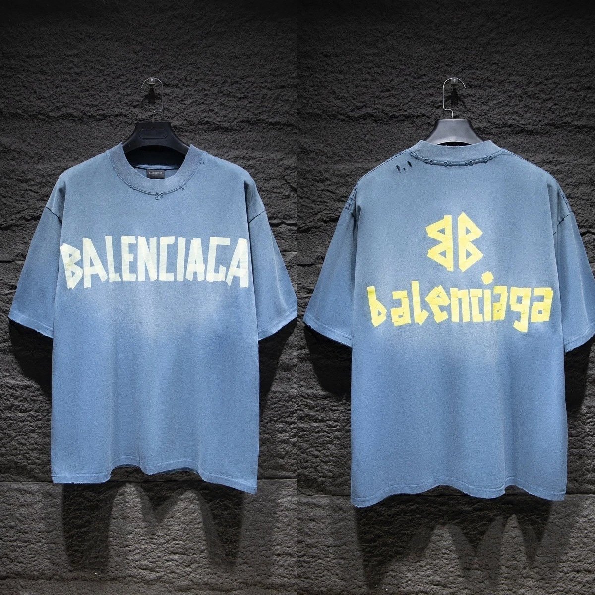 Letter Embroidered Crew Neck T-Shirt photo 8