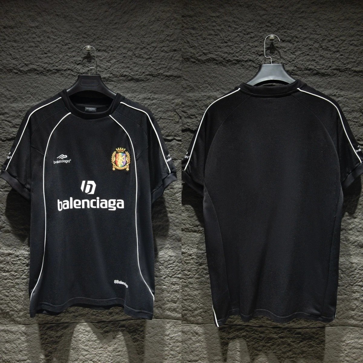 Letter Embroidered Crew Neck T-Shirt photo 2