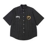 Stüssy Letter Print Collar Short Sleeve Shirt photo 4