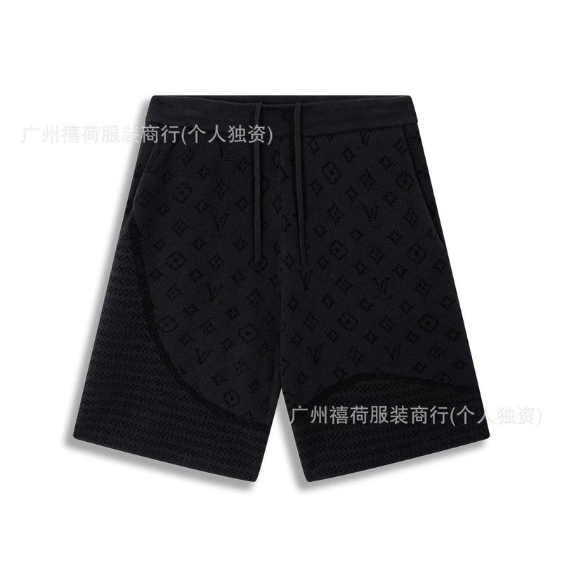 Jacquard Cotton Knit T-Shirt and Shorts Set photo 3