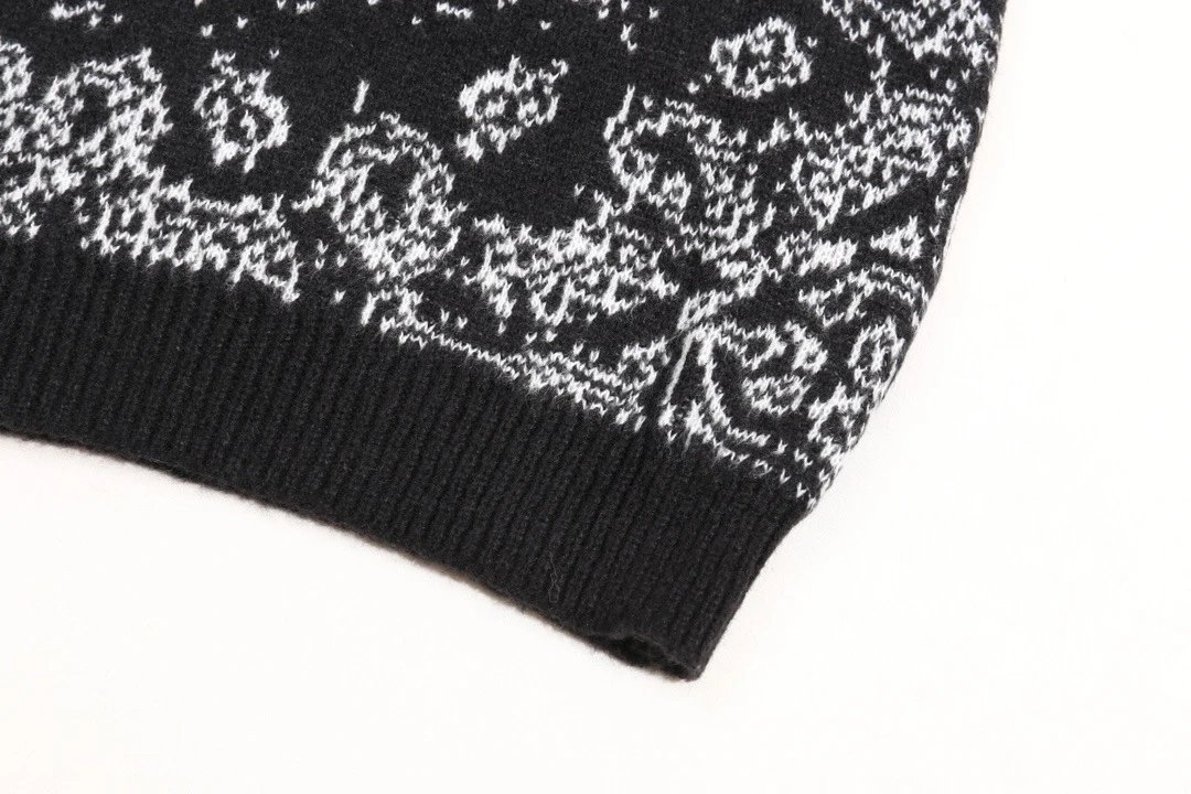 AMI Logo Jacquard Knit Sweater photo 7