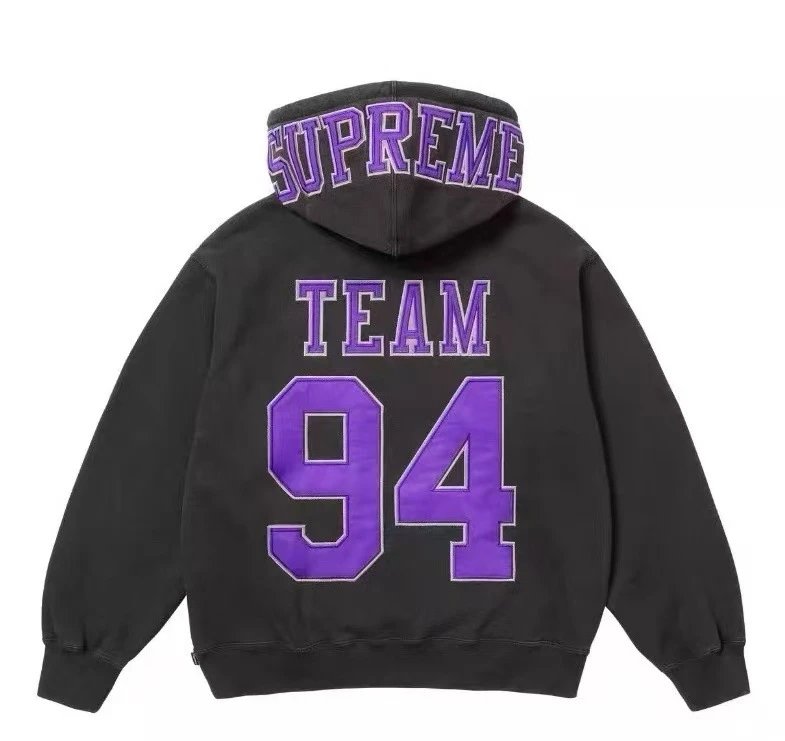 Embroidered Zip Hoodie Jacket photo 2