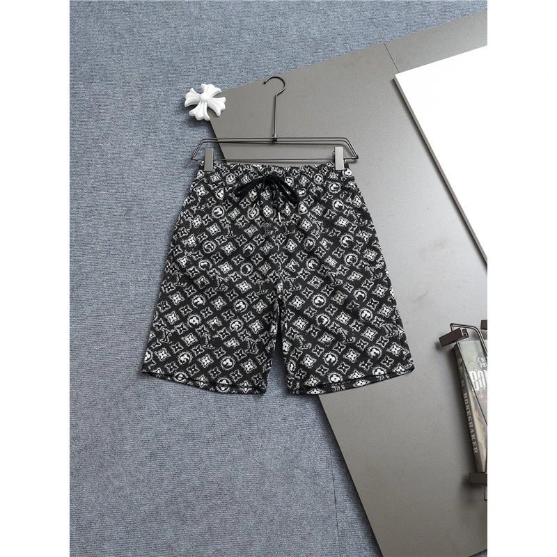 Printed Letter Shorts photo 4