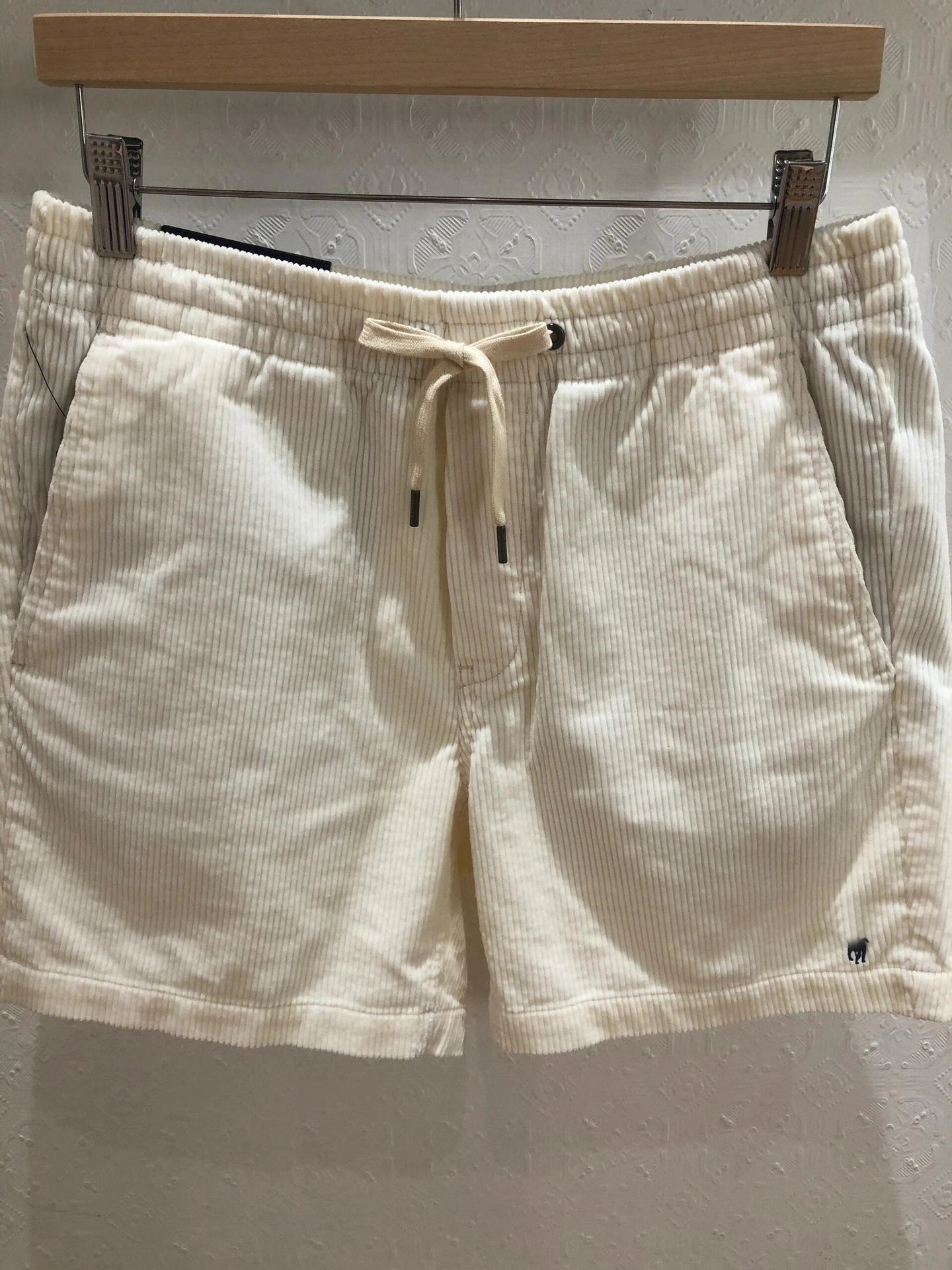 Needles Corduroy Drawstring Shorts Beige Shorts - 19