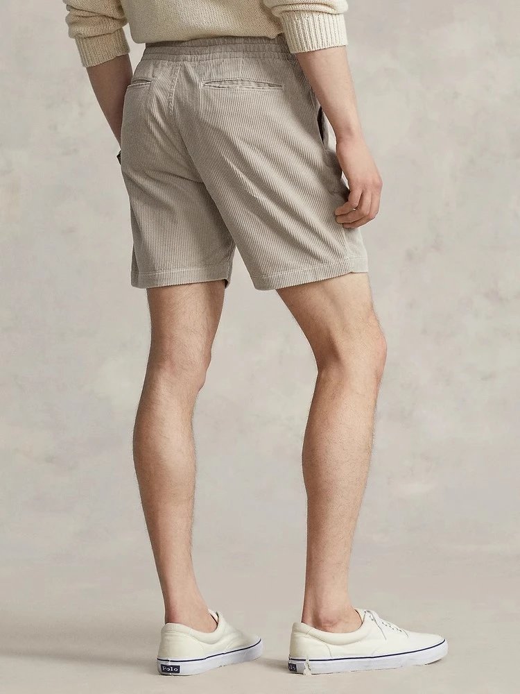 Needles Corduroy Drawstring Shorts Beige Shorts - 35