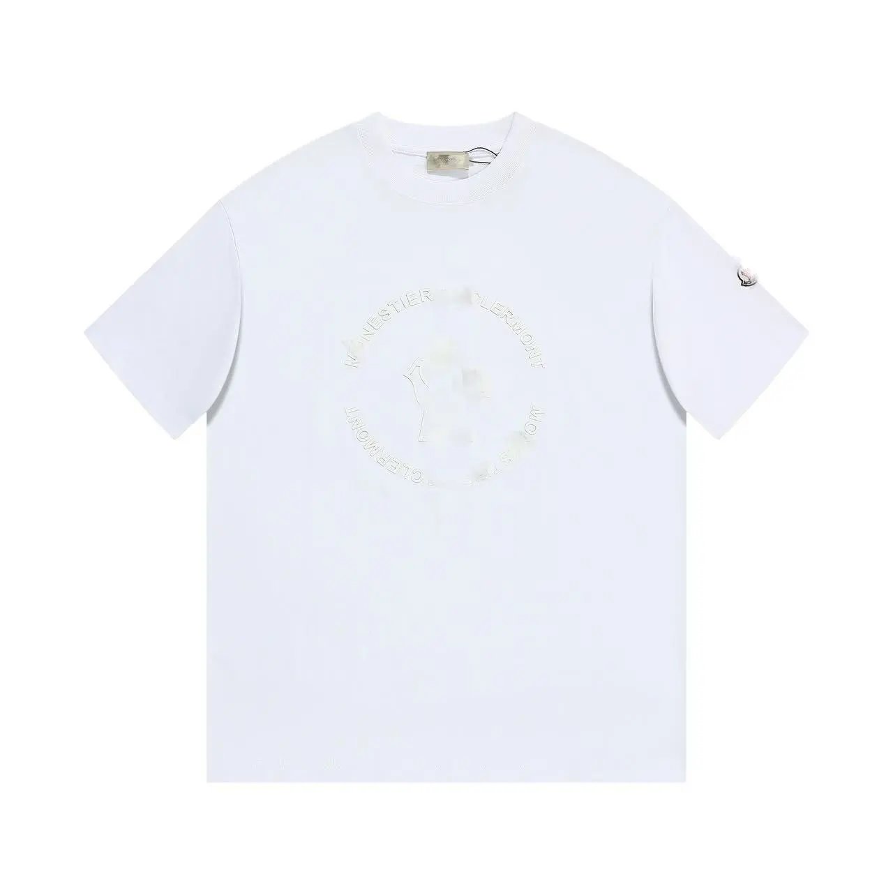 Letter Embroidered Short Sleeve T-Shirt photo 3