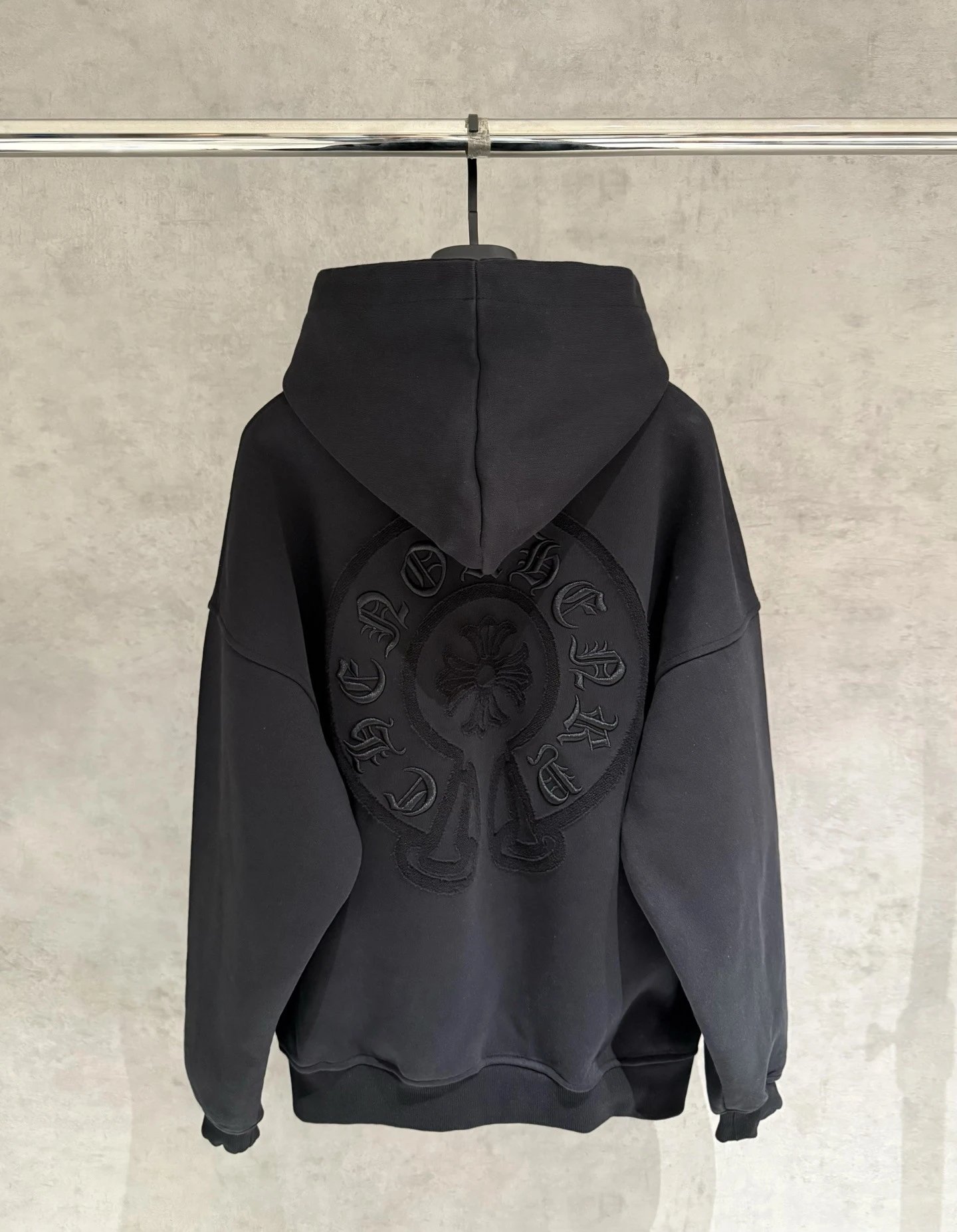 Laser Burned Front Back Hoodie photo 2
