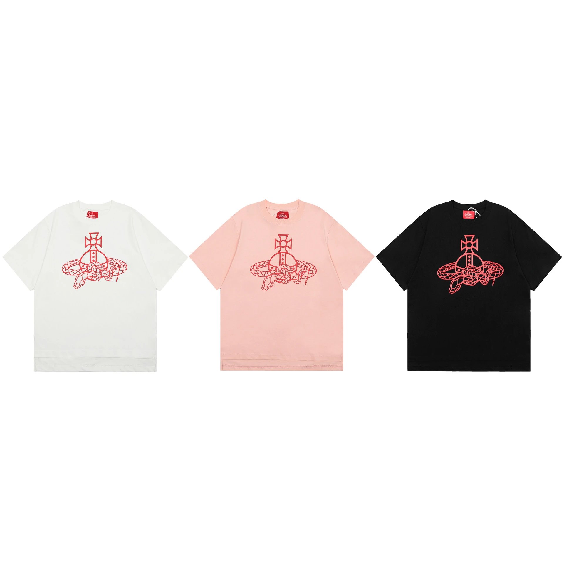 Printed Short Sleeve Couple T-Shirt photo 5