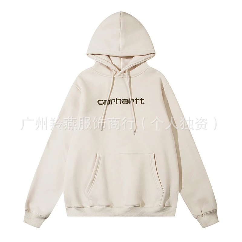 Letter Embroidered Fleece Hoodie photo 8