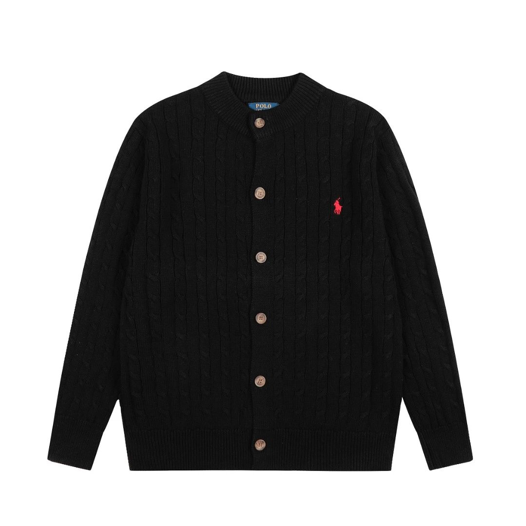 Embroidered Crew Neck Cardigan photo 3