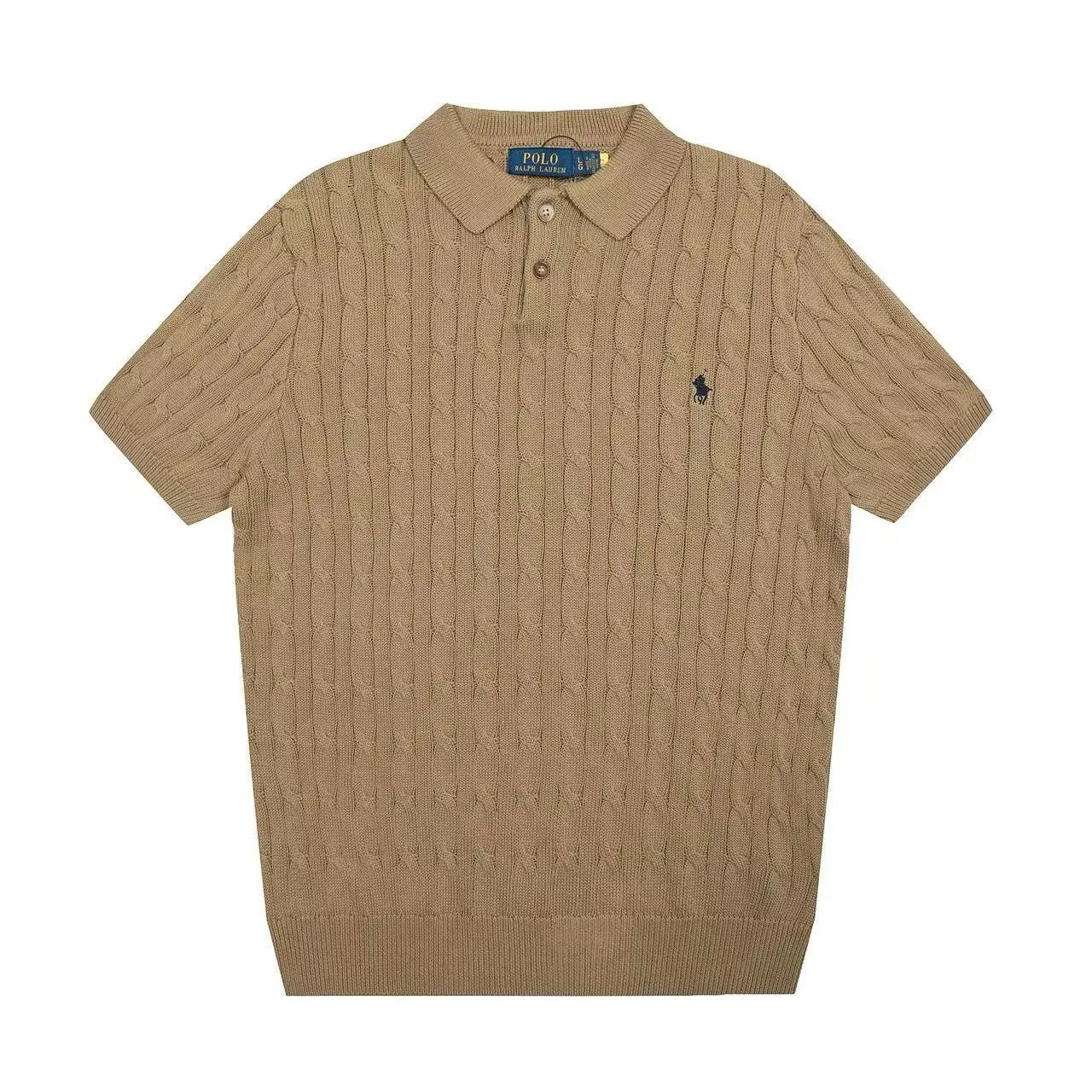 Embroidered Polo Short Sleeve Knit Shirt photo 6