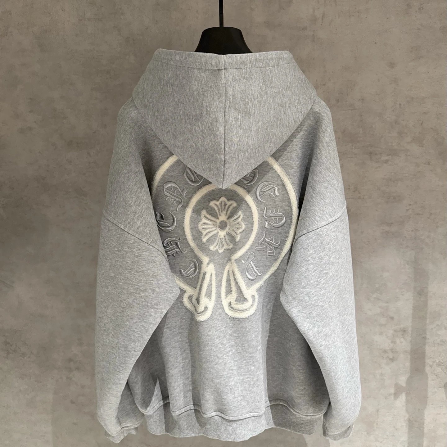 Laser Burned Front Back Hoodie