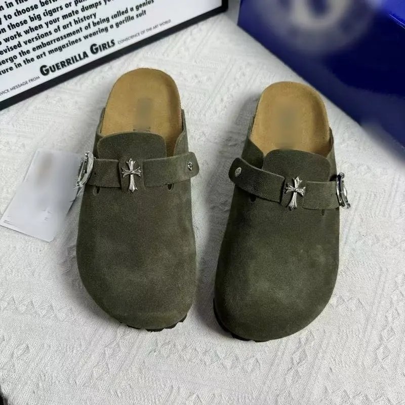 Leather Cork Slide Sandal photo 7