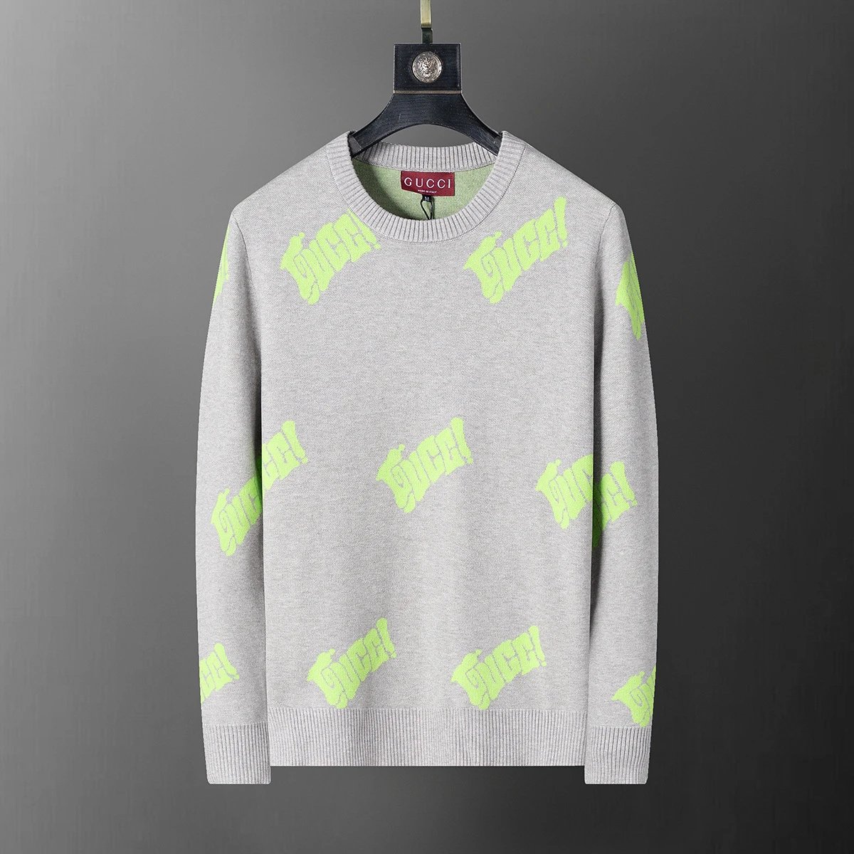 Jacquard Knit Wool Sweater photo 2