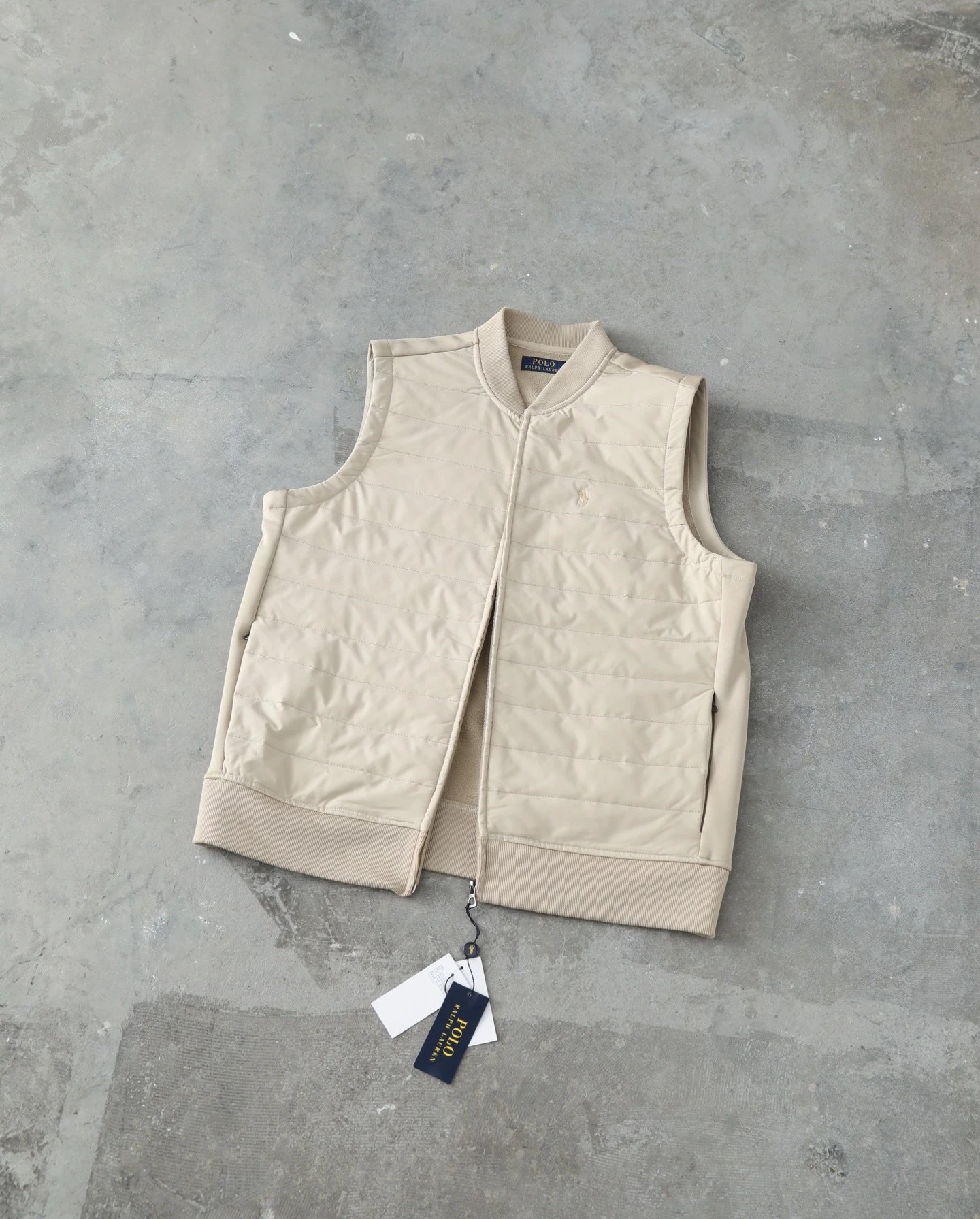 Embroidered Baseball Collar Vest photo 4