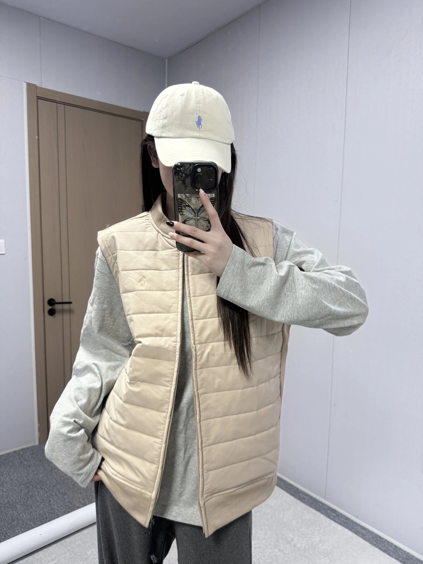 Embroidered Baseball Collar Vest photo 6